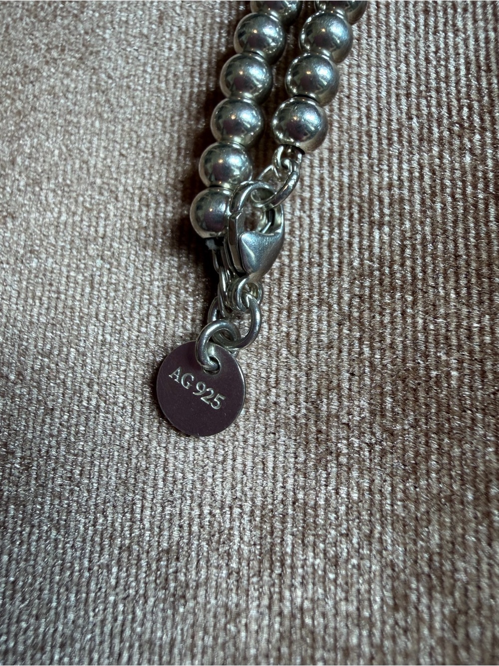Tiffany & Co. Silver Heart Charm Toggle Bracelet with Blue Heart Bead Bracelet - Picture 7 of 12